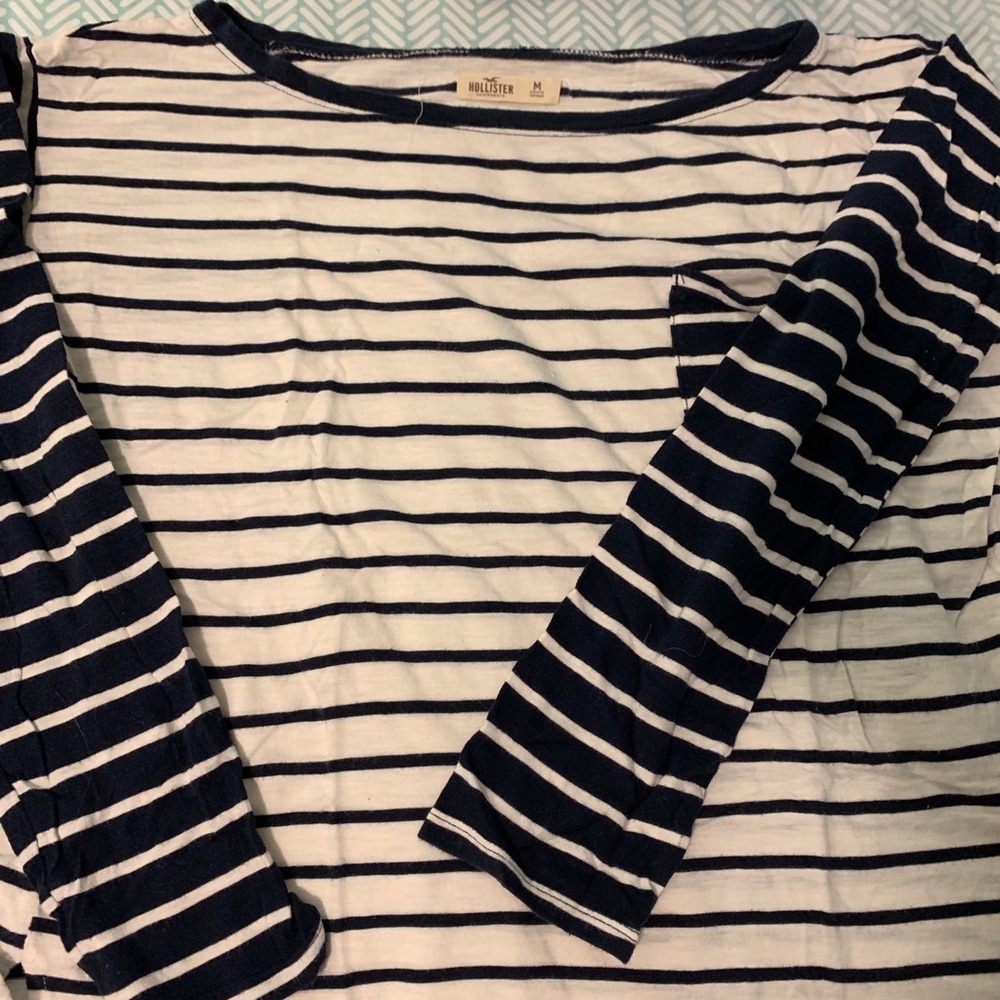 Hollister striped long sleeve shirt